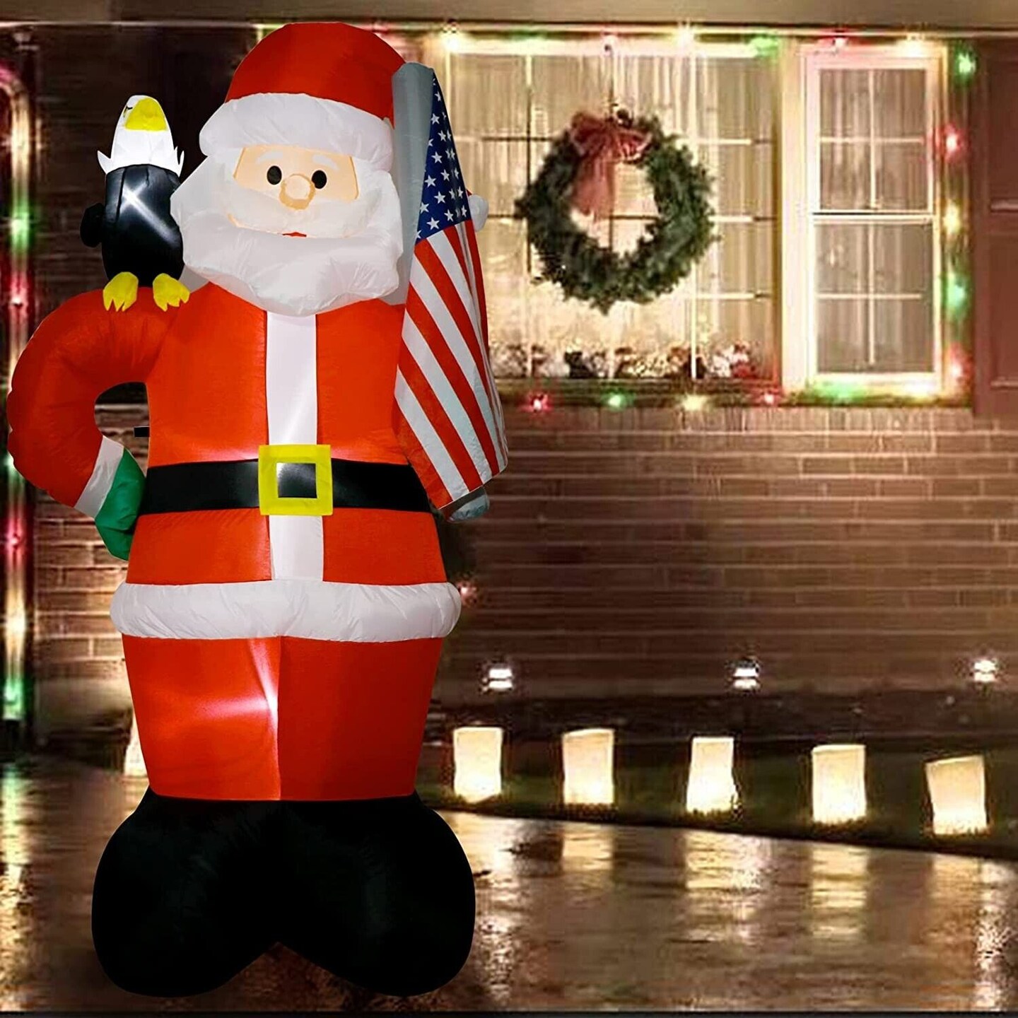 6ft Santa Inflatables Indoor Outdoor Christmas Decor