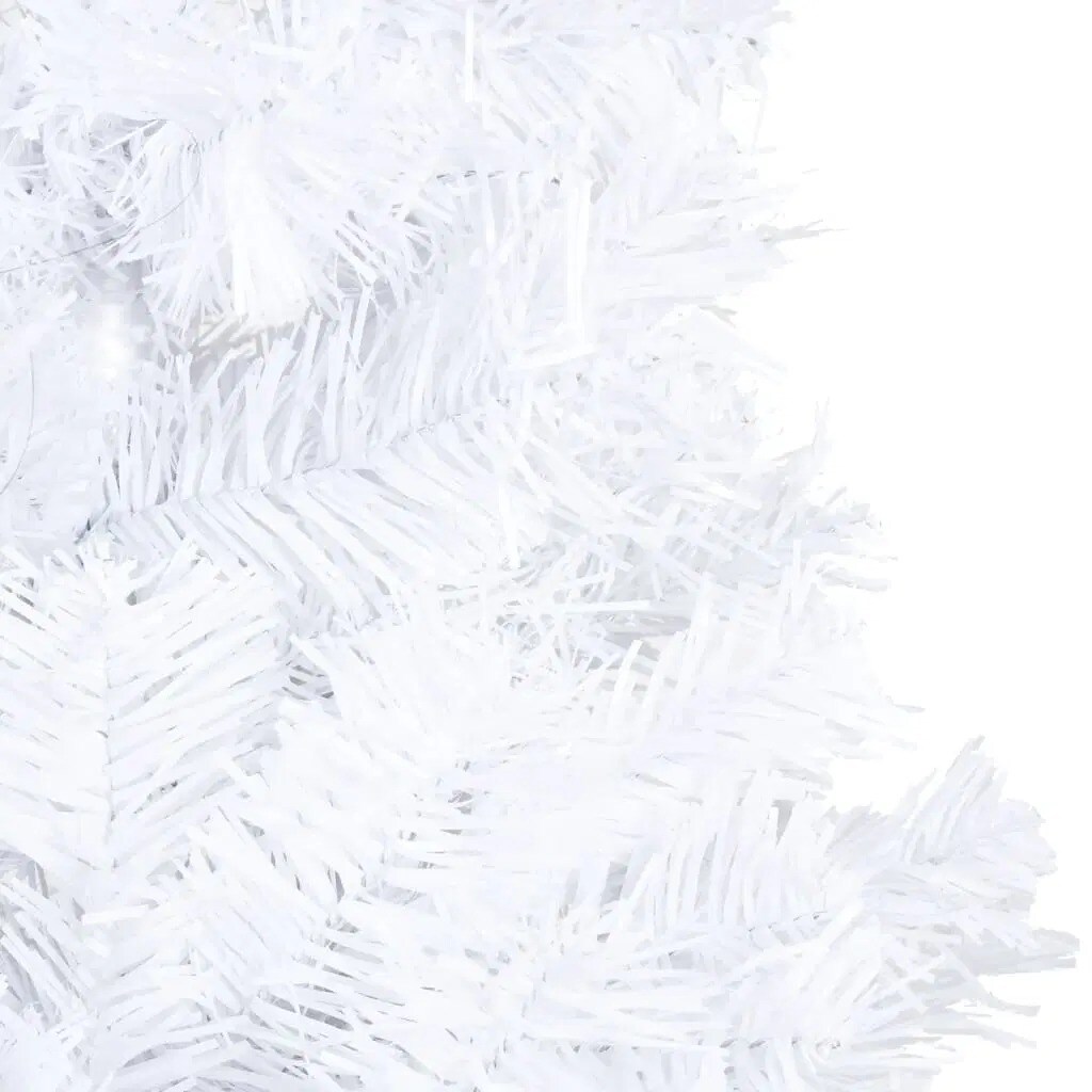 4 ft White Christmas Tree with Thick PVC Branches