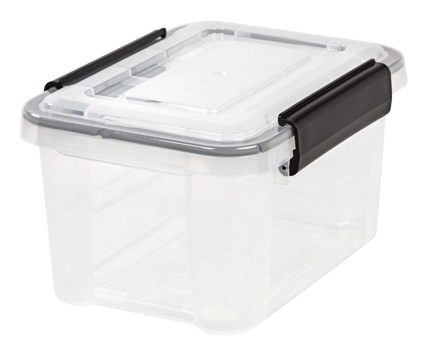 IRIS USA 6.5/19/36qt WEATHERPRO Airtight Plastic Storage Bins with Lids and Seal and Secure Latching Buckles