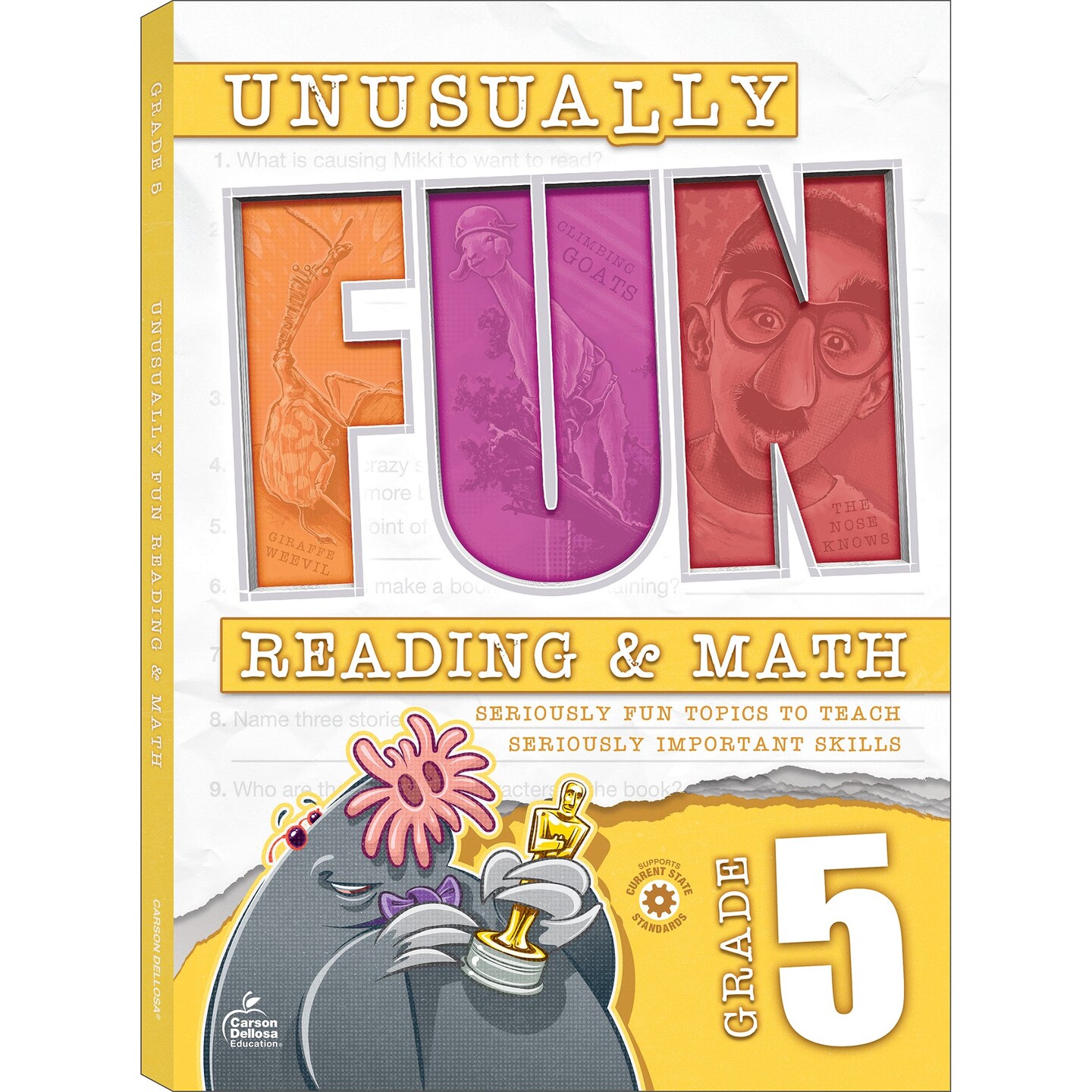 Unusually Fun Unusually Fun Reading &#x26; Math Workbook, Grade 5