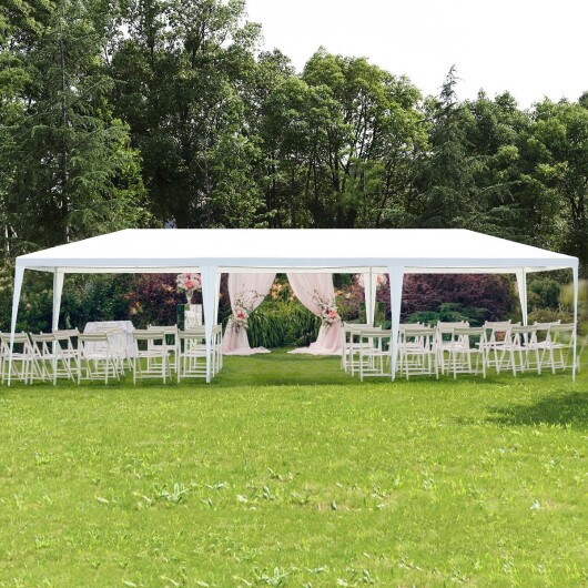 Large 10x30 ft Outdoor Canopy Tent Ideal for Parties and Weddings
