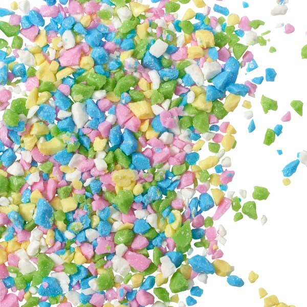Tutti Frutti Flavored Crunch Candy Bits Sugar Candy Decorations