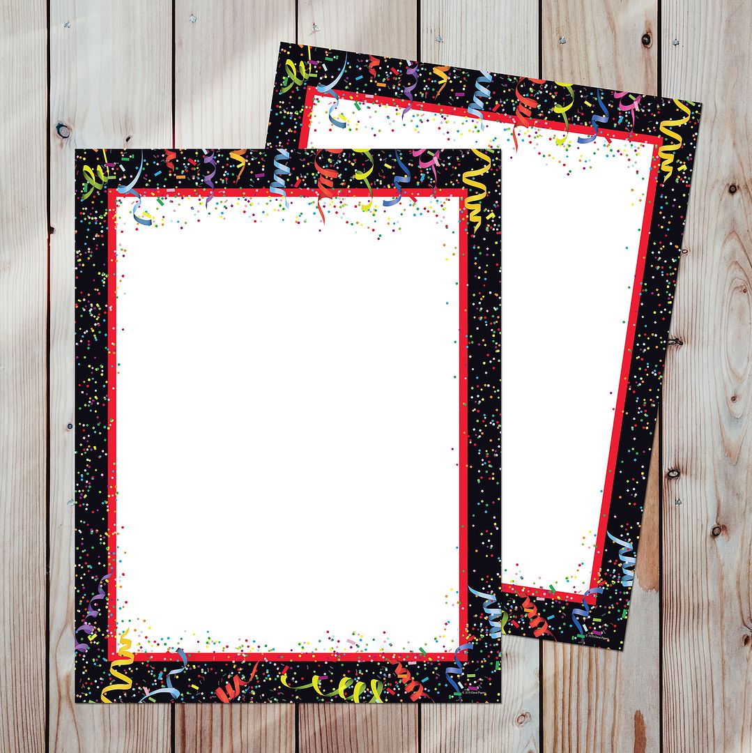 Great Papers! Party Down Stationery Letterhead, Invitations and Announcements, Printer Friendly, 8.5&#x22;x11&#x22;, 80 Pack