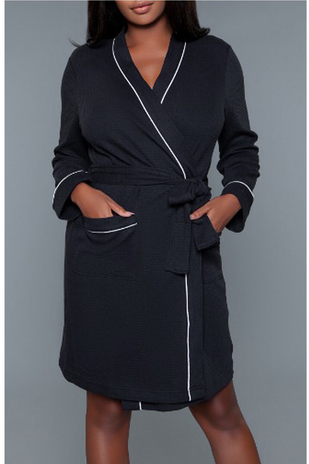 BW Waffle Robe -Indulge in the epitome of relaxation with our Bathrobe ...