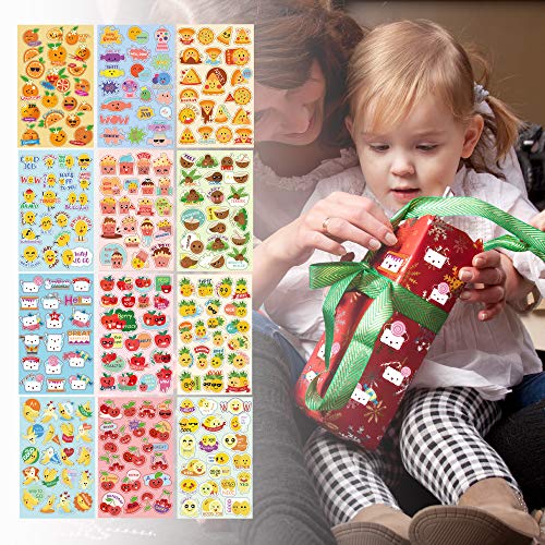320+ Designs as Rewards, Scratch and Sniff Stickers, 85 Sheets with 17 Different Scents.  Christmas Gifts, Decorations, Games for Children, Teachers, Parents, etc.