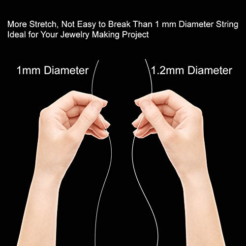 1.2mm Elastic Stretch String Cord for Jewelry Making Bracelet Beading Thread