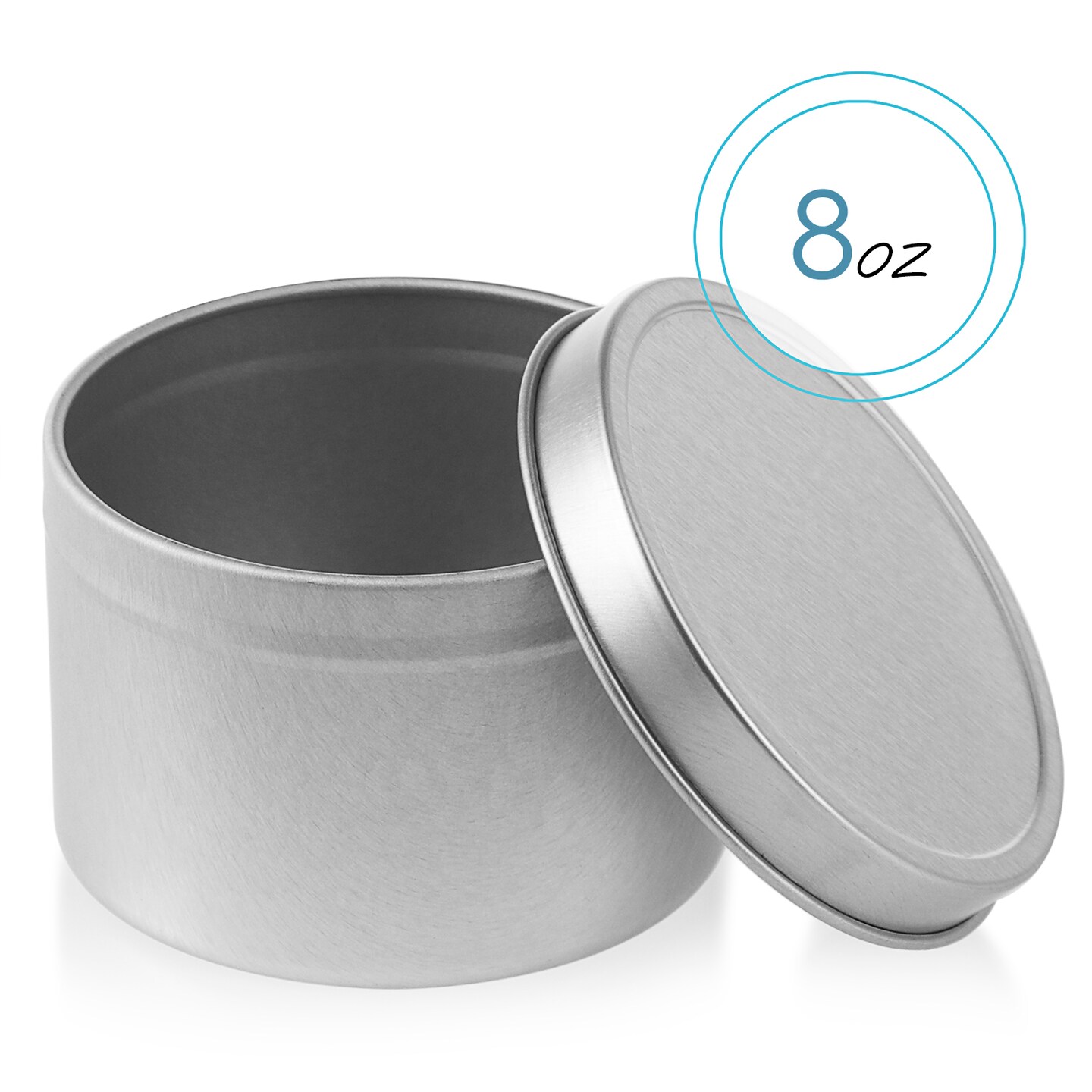 Hearth &#x26; Harbor Stainless Steel Candle Tins with Lids