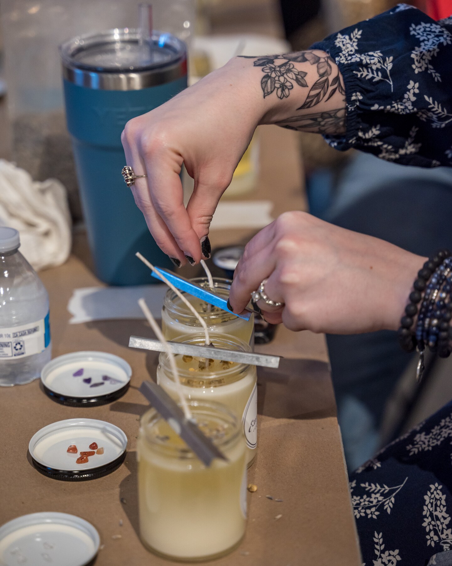 Make Your Own Soy Candles: Gemstones