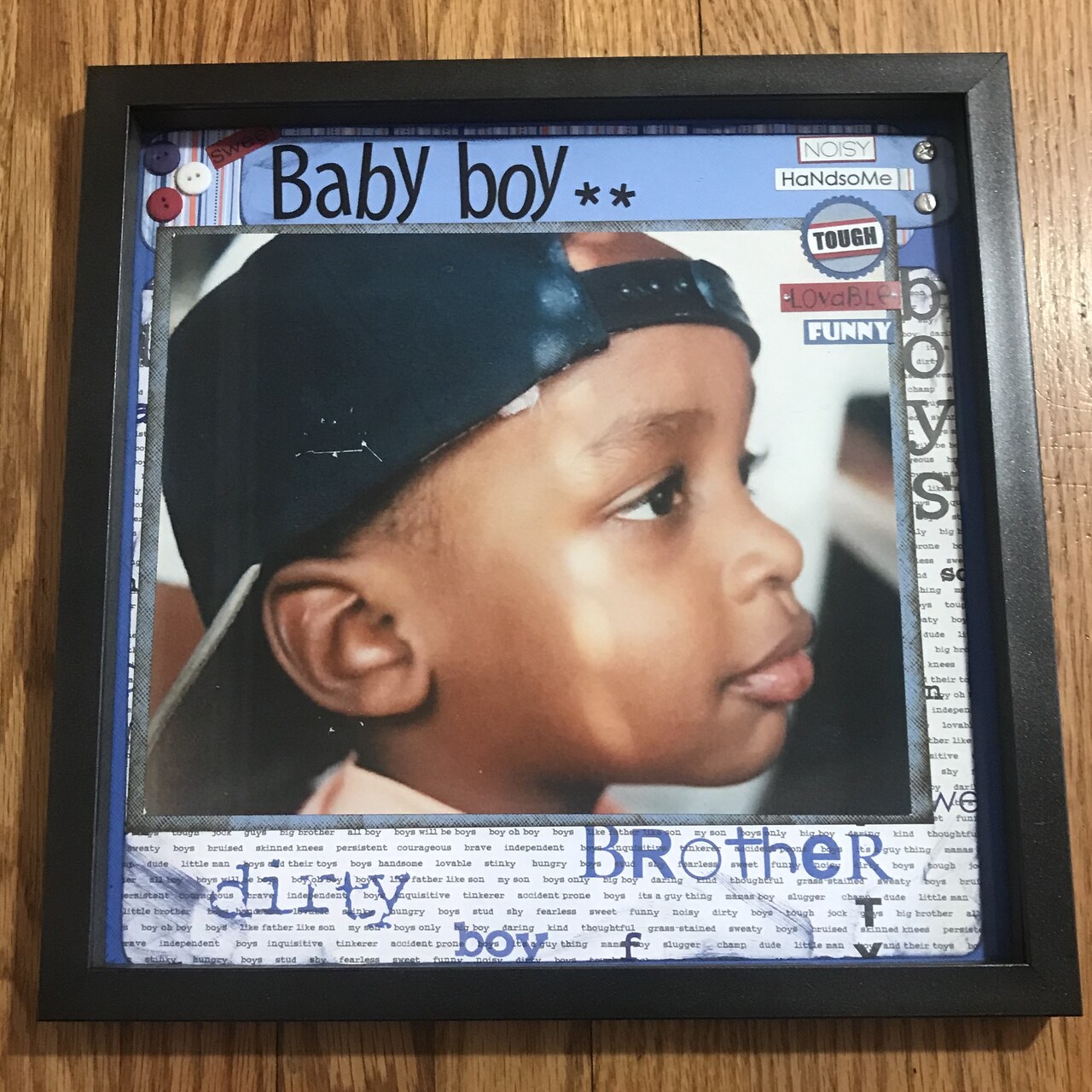 Craft a Cherished 12x12 Framed Memory Page!