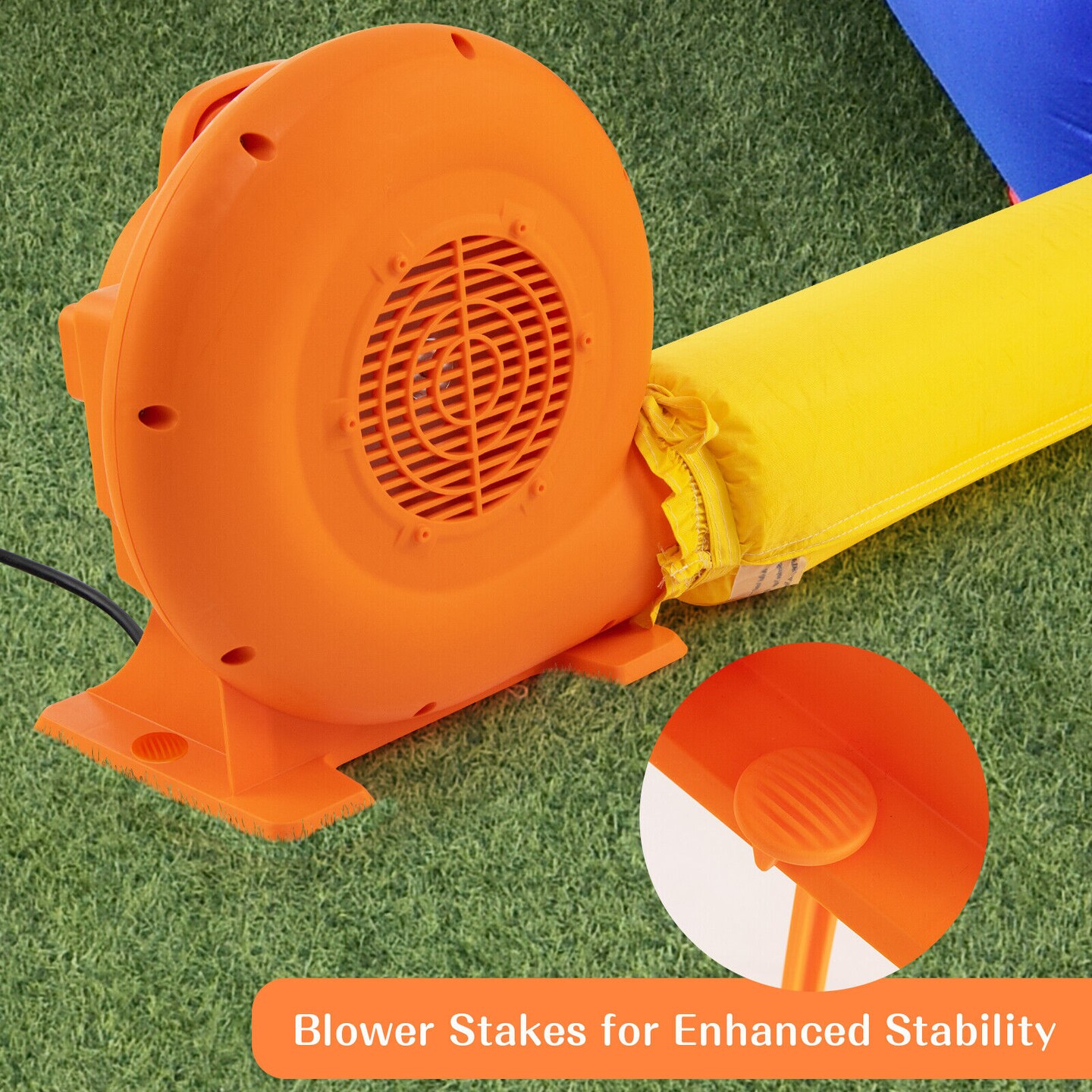 Air Blower for Inflatables with 25 feet Wire and GFCI Plug