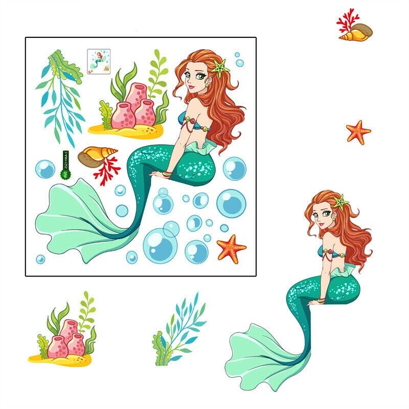 Kitcheniva Glow in the Dark Mermaid Wall Decal Decorations Michaels