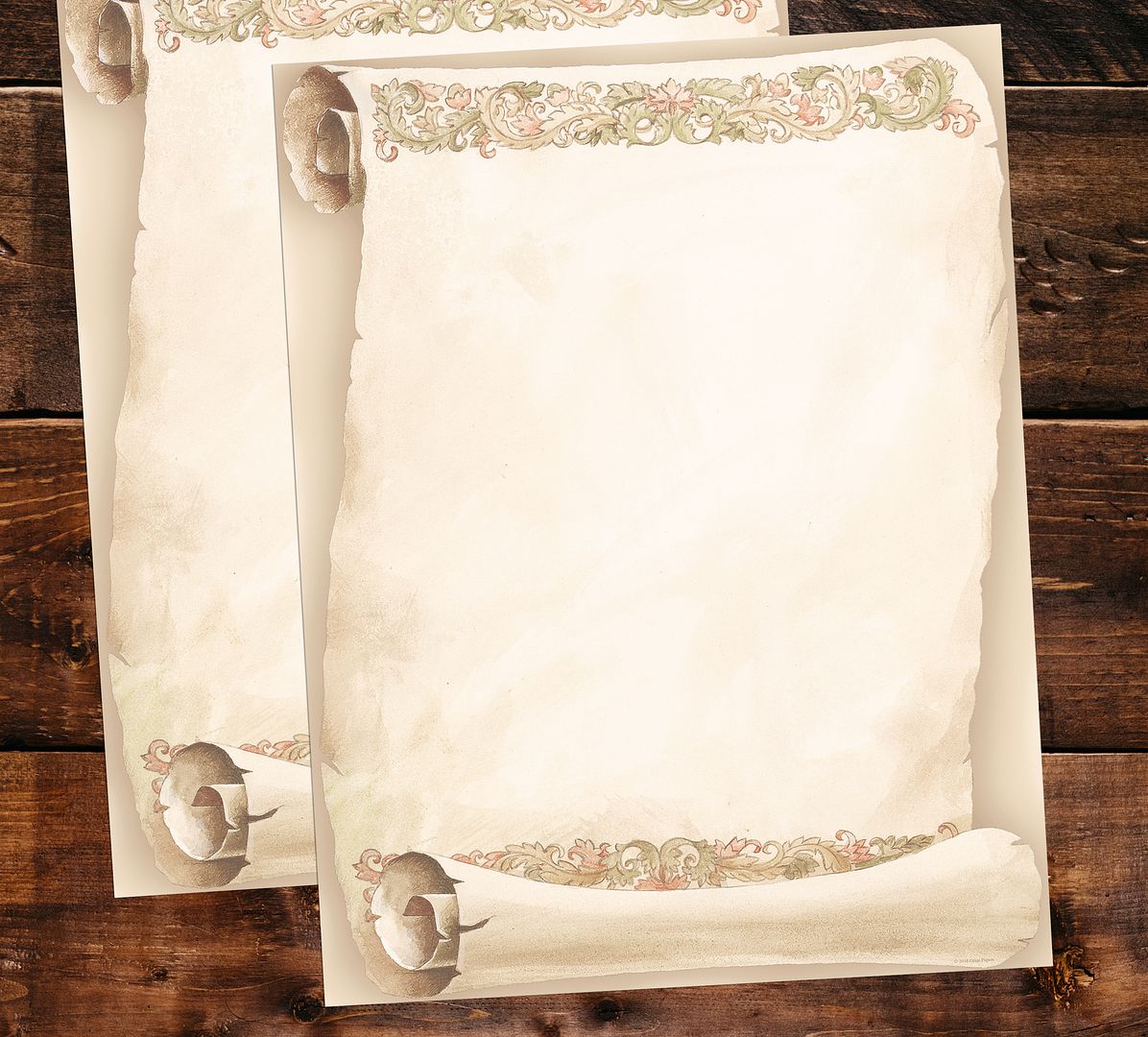 Great Papers! Florentine Scroll Stationery Letterhead, Invitations and Announcements, Printer Friendly, 8.5&#x22;x11&#x22;, 80 Pack
