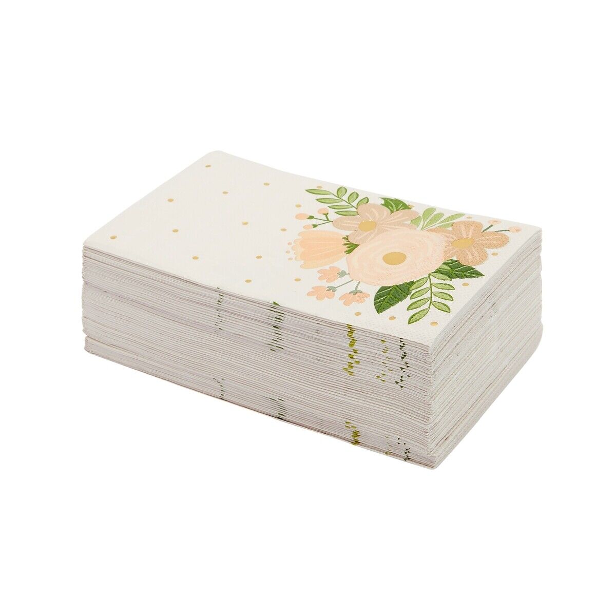 Durable Floral Paper Napkins with 2 Sizes