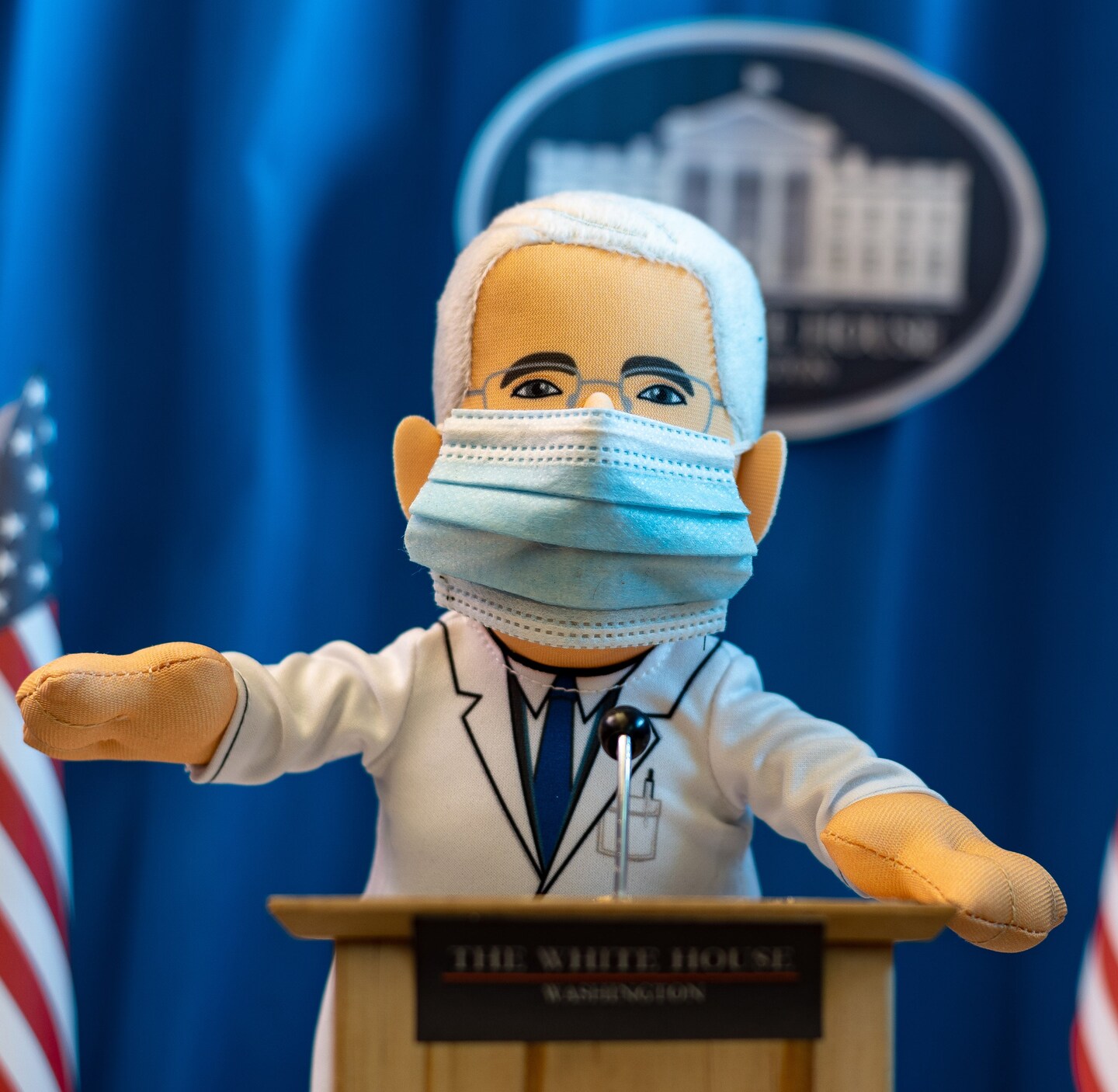Bleacher Creatures Dr. Fauci 10&#x22; Plush Figure