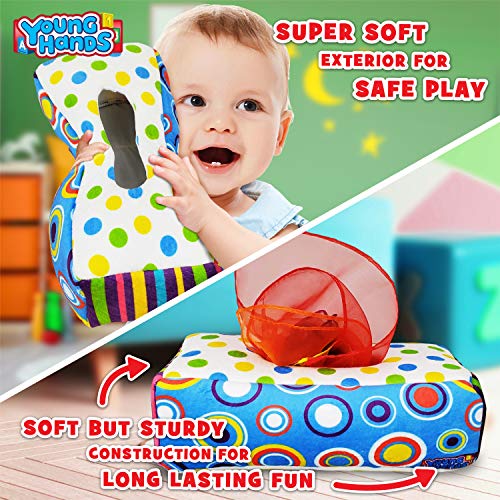 Montessori Toy for Babies and Toddlers Tissue Box Learning Toys for 5 Months + STEM Educational Toys for Toddler Infant Babies (Large)