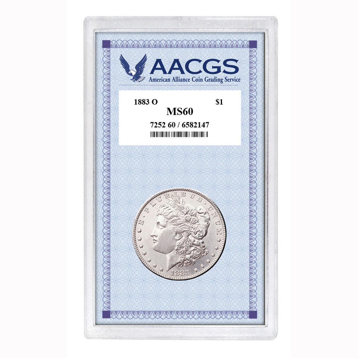 1883-O Morgan Dollar Graded MS60