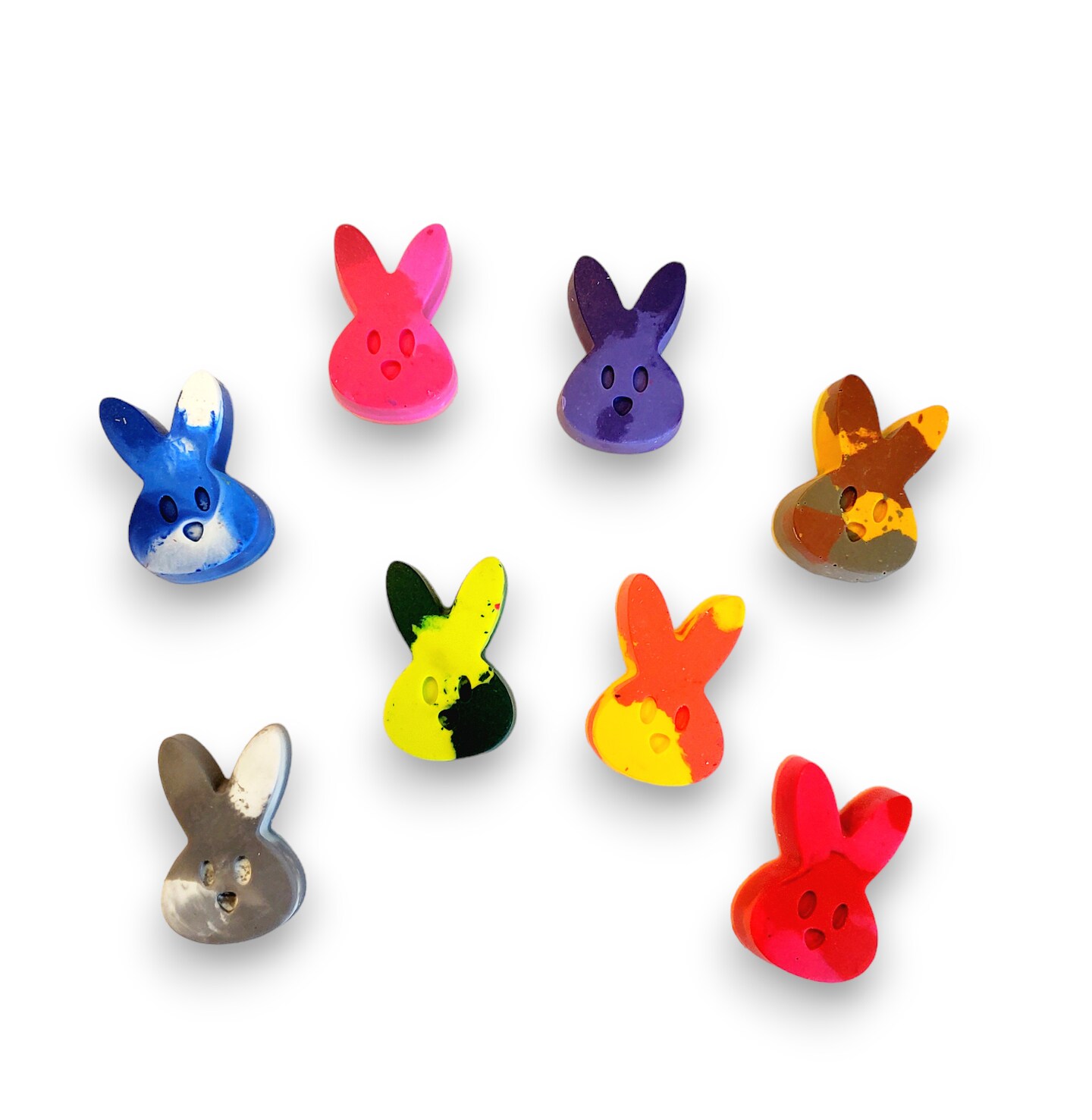 Easter Bunny Crayons Easter Basket Fillers Easter Egg Fillers Bunny Crayons  Party Favors Woodland Party Favors Easter Gift for Kids