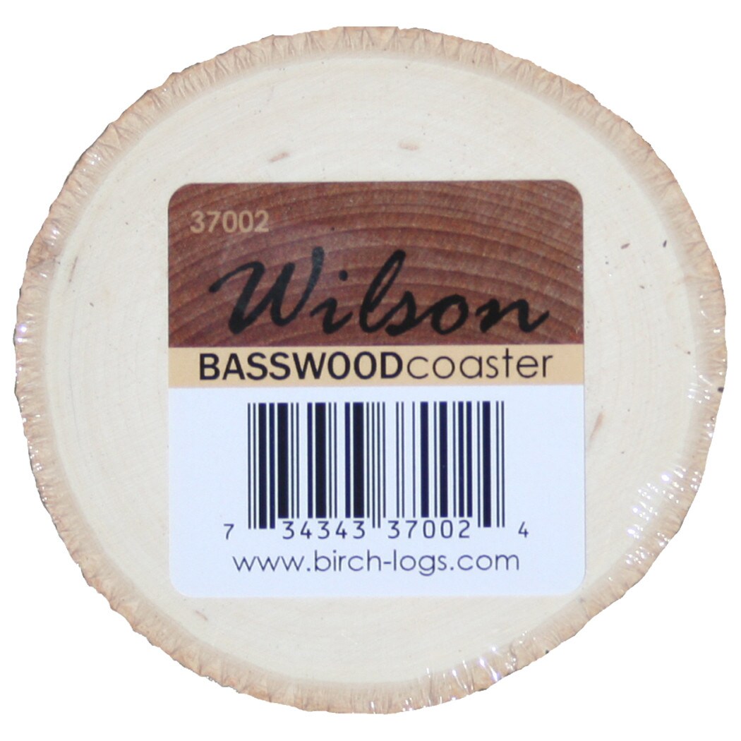 Basswood Coasters (Set of 8)