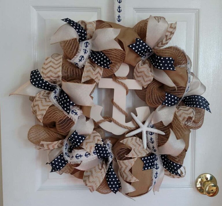 How to Make a Nautical Anchor Wreath and Swag image 1