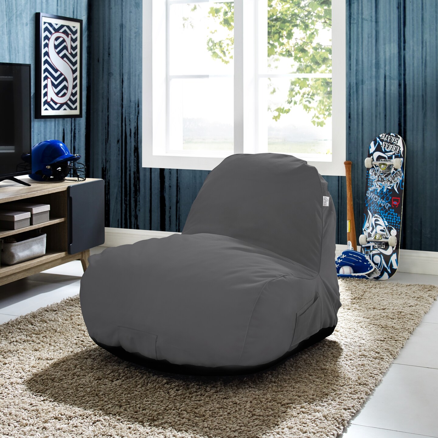 Cosmic Nylon Bean Bag Chair/ Lounge Chair/ Memory Foam Chair/ Floor Chair