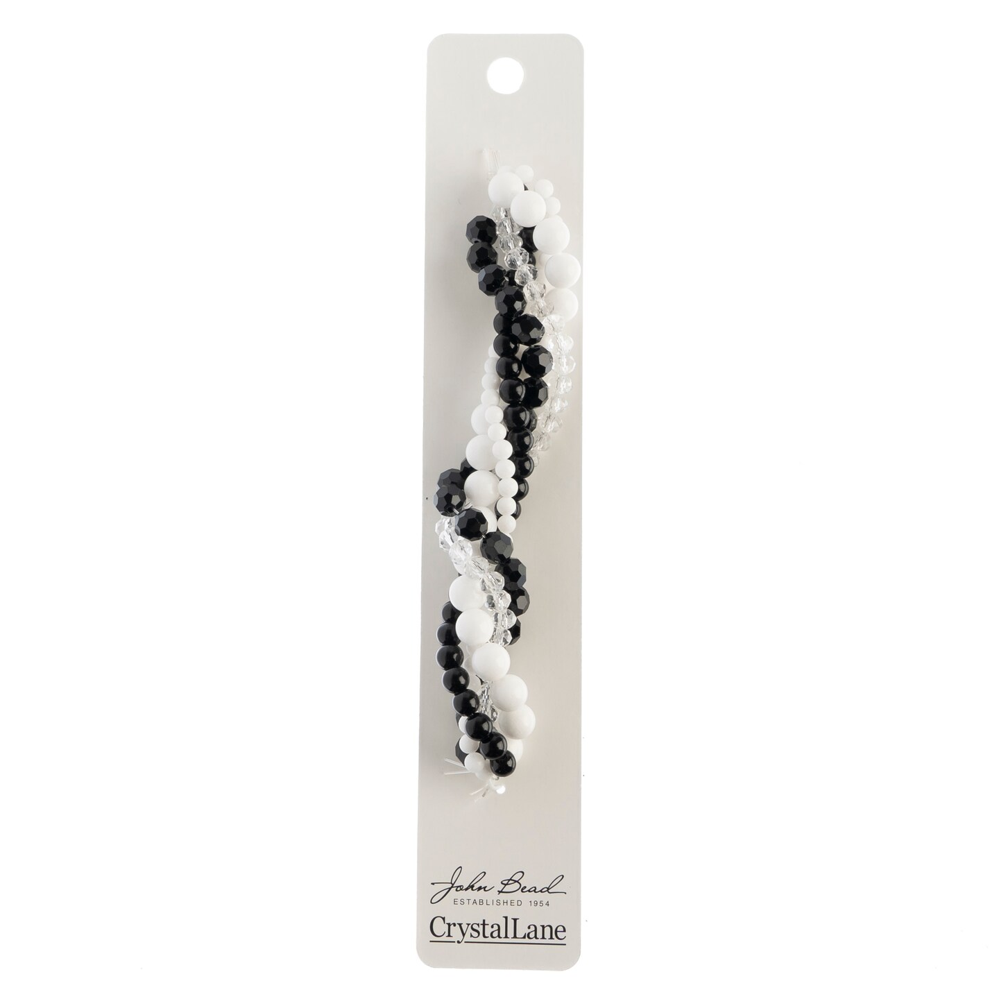 Crystal Lane DIY Tuberose Twisted Glass &#x26; Pearls Beads, 5 Strands