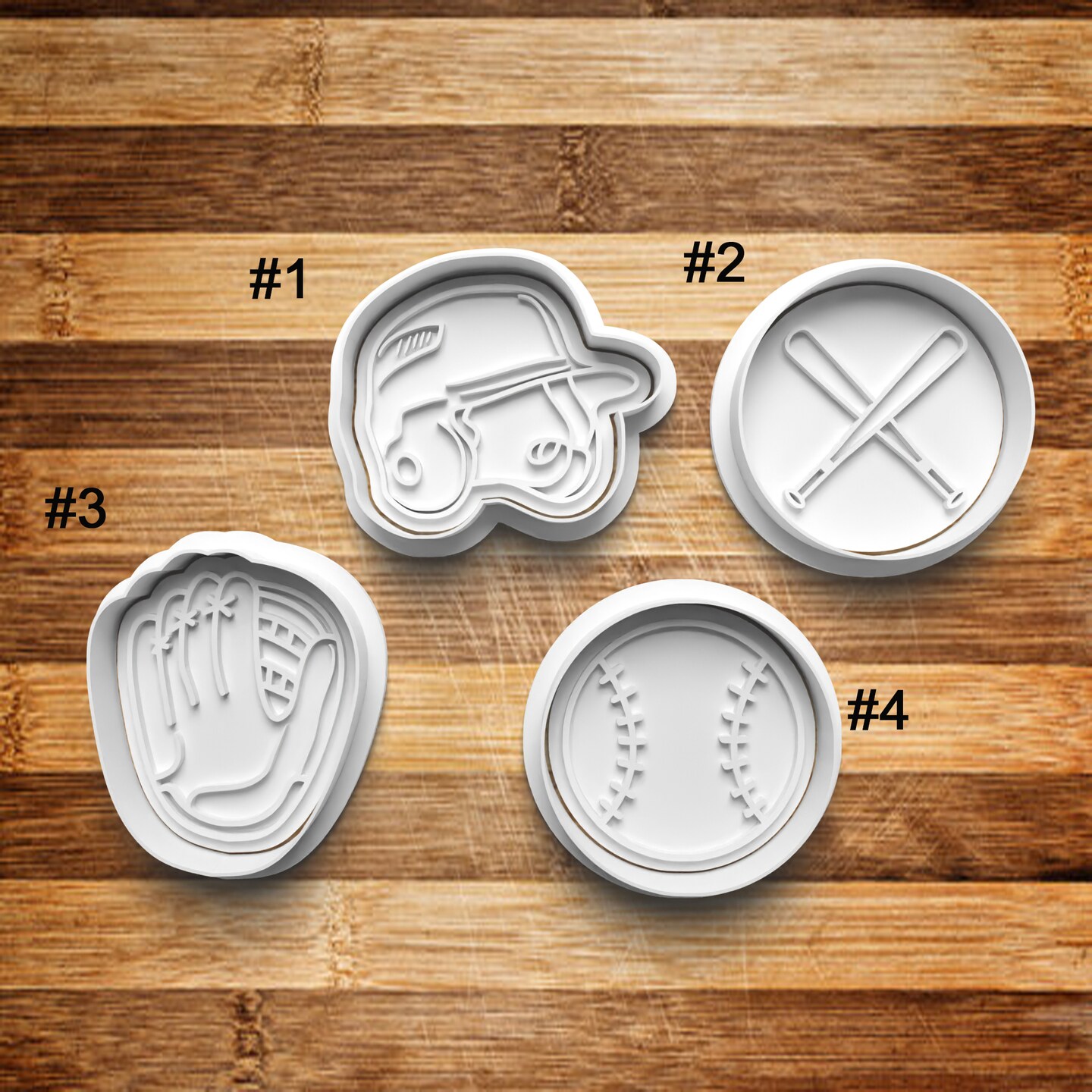 Baseball Cookie Cutter | Cookie Stamp | Cookie Embosser | Cookie ...