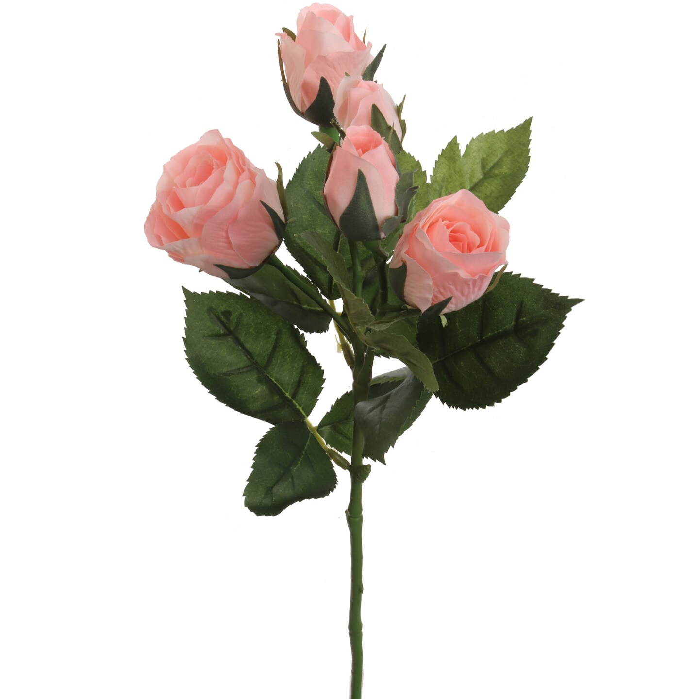 16" Pink Rose Spray Set of 6 Faux Silk Flowers for Weddings, Events, Home & Office Decor