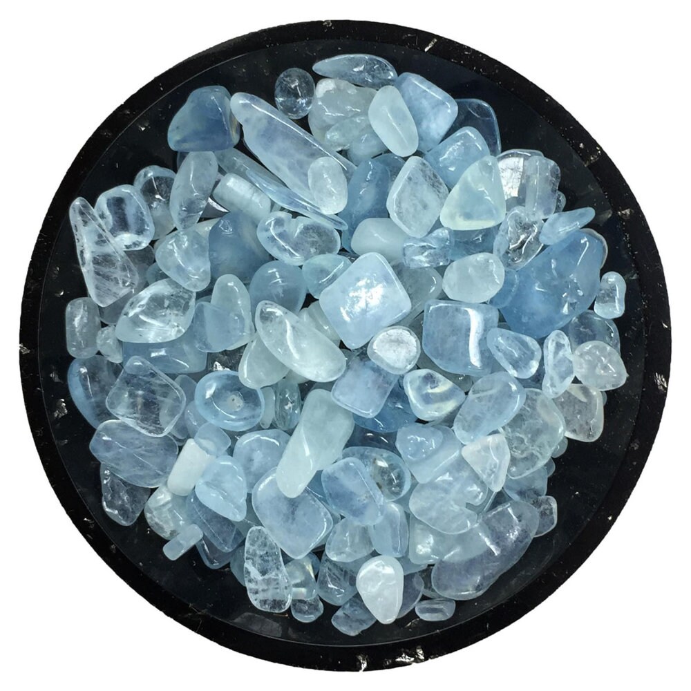 Aquamarine Mini Crystal Chips &#x2013; Size 2