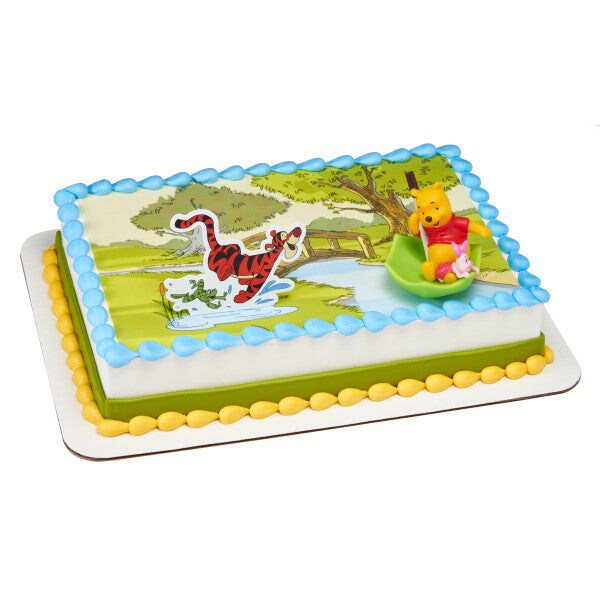 Winnie the Pooh, Piglet &#x26; Tigger Hunny Raindrops DecoSet&#xAE; Cake Decoration