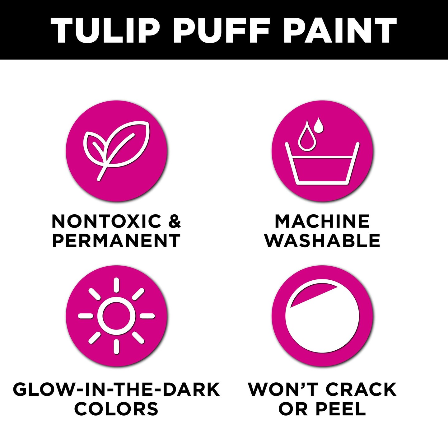 Tulip Puff Paint Glow Natural 4 fl. oz. 3 Pack