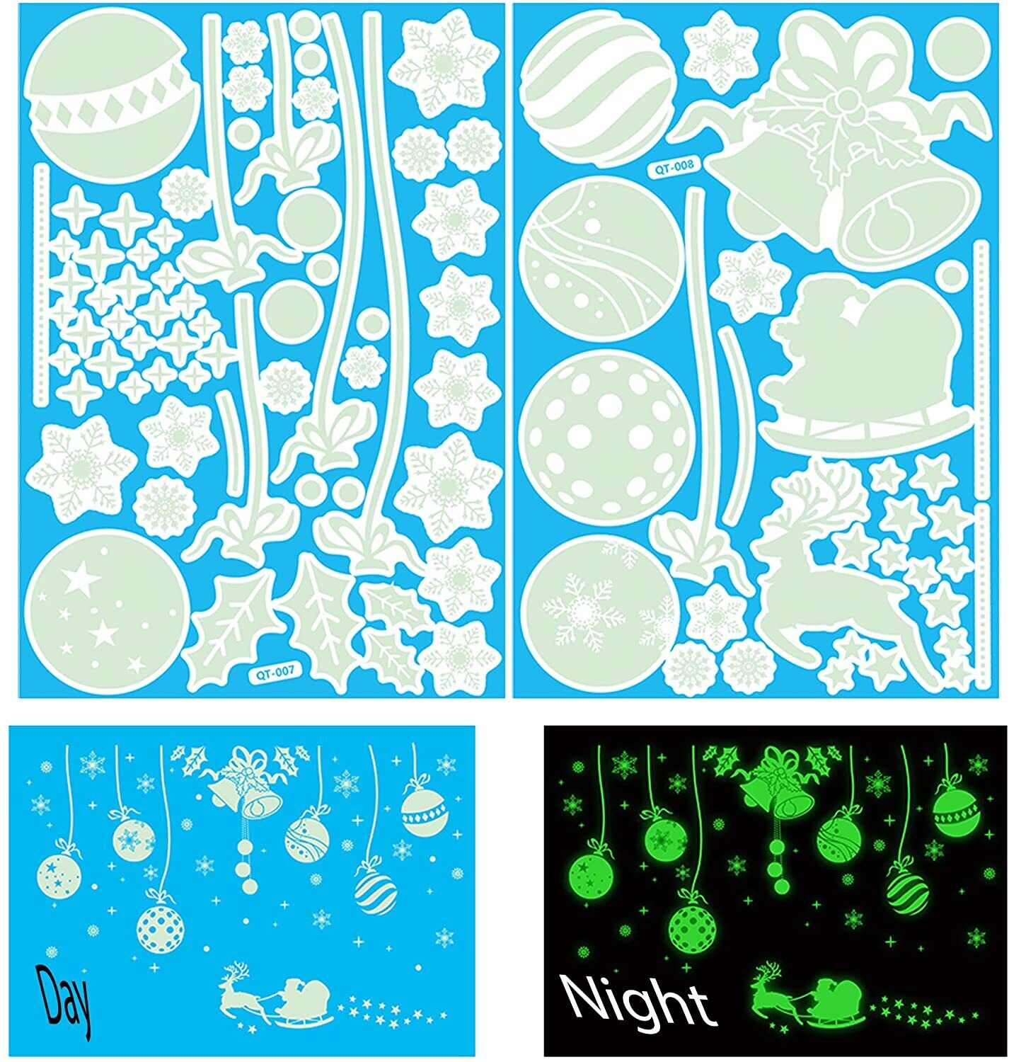 Kitcheniva Christmas Window Cling Wall Sticker Decal