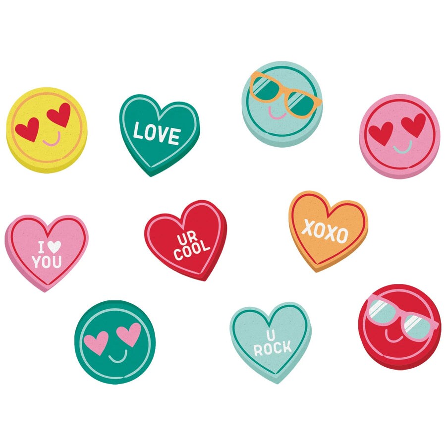 Valentine Erasers Mega Value Pack