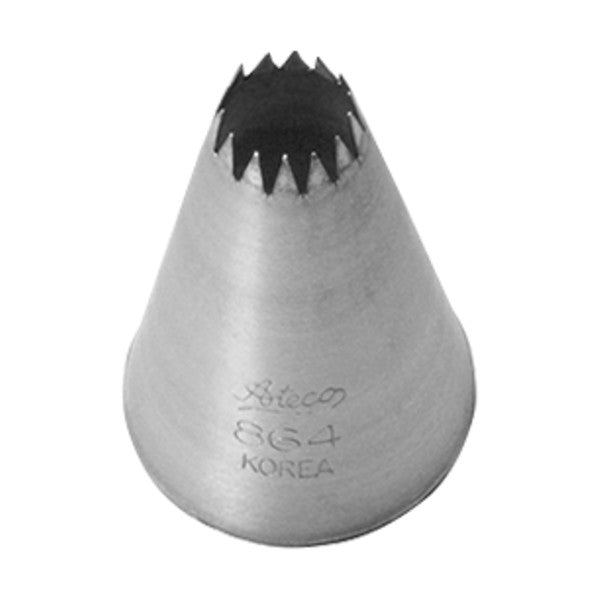 #864 3/8&#x22; French Pastry Decorating Tip, 1ct