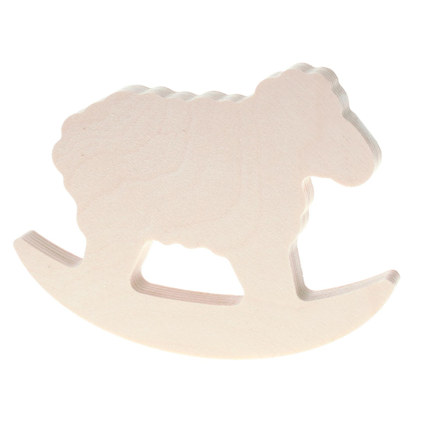 Wood Shape Rocking Sheep 6x5&#x22;