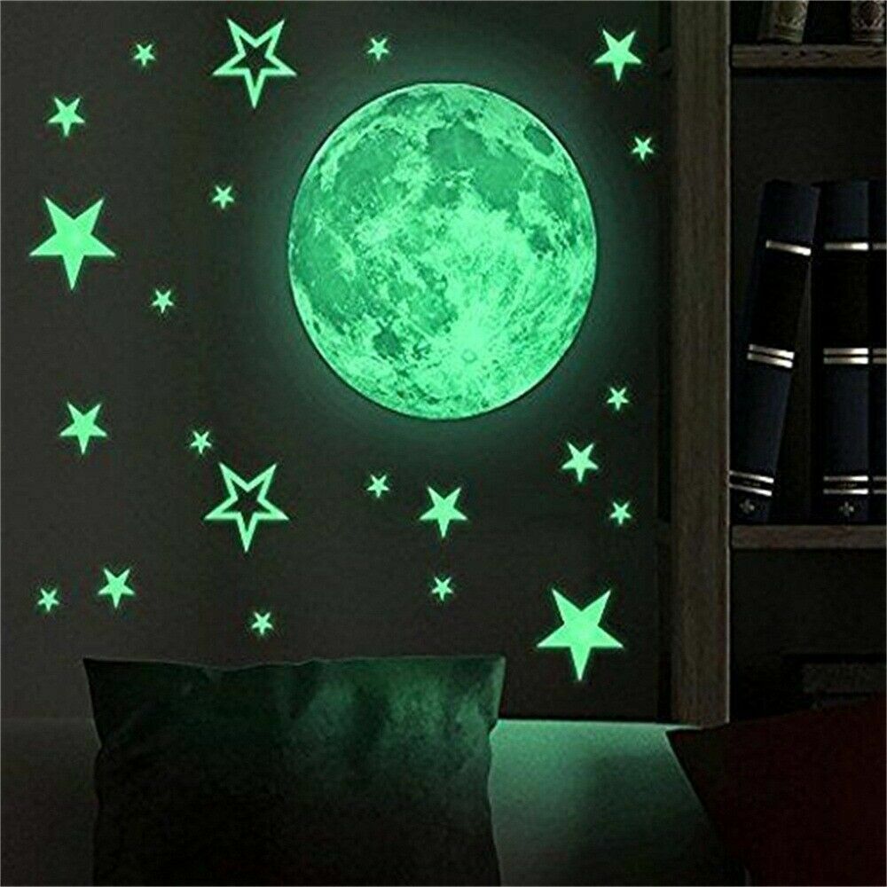 Glow in The Dark Star Foam Stickers (Pack of 195) Craft Embellishments