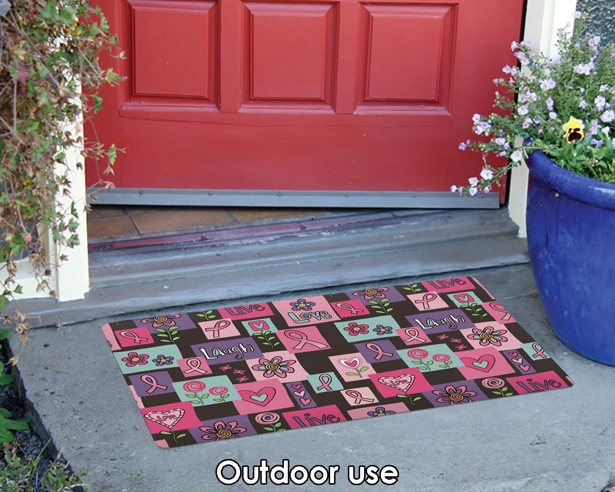 Live Love Laugh Forever Door Mat (18 x 30&#x22;)