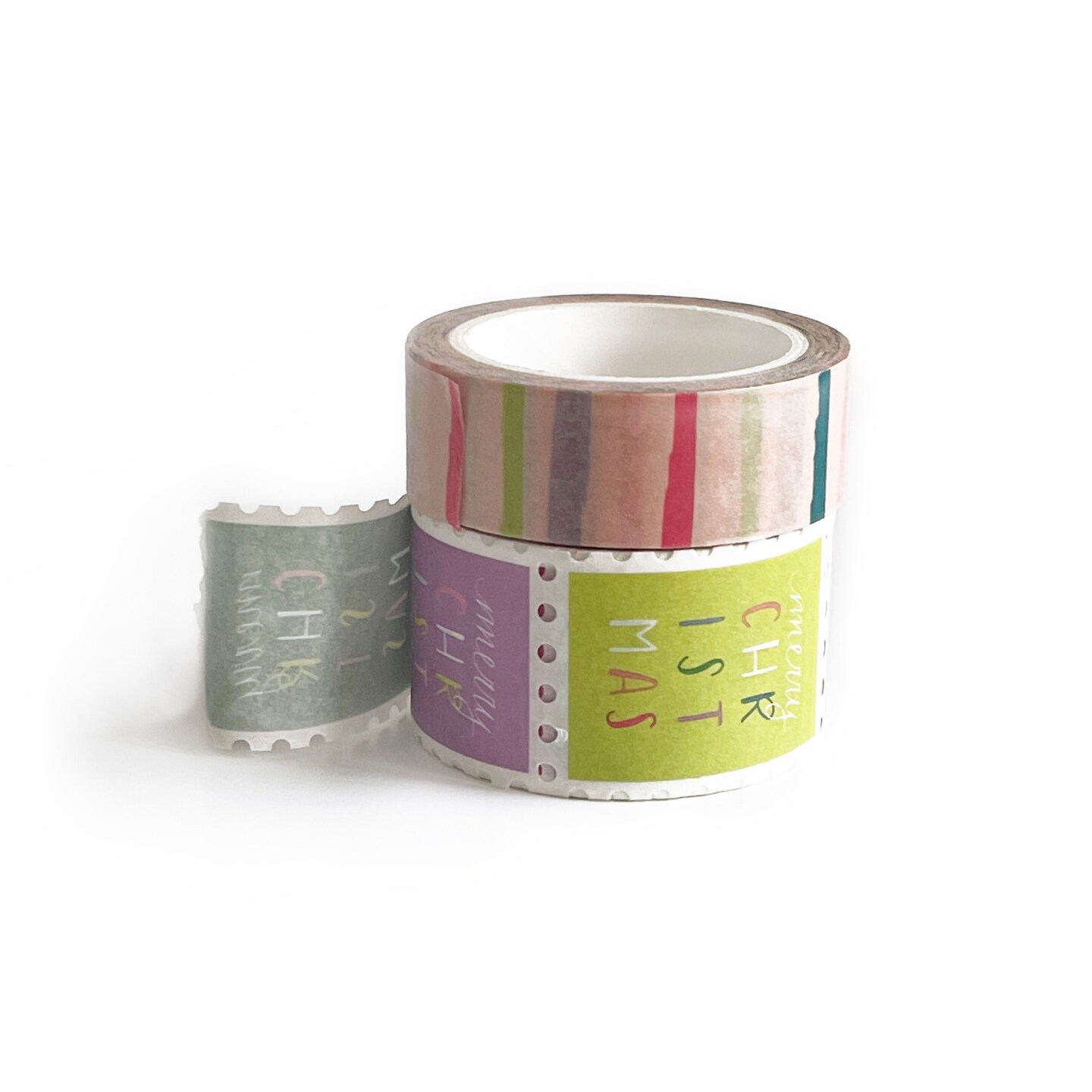 happy christmas washi tape (set of 2) | funday goods