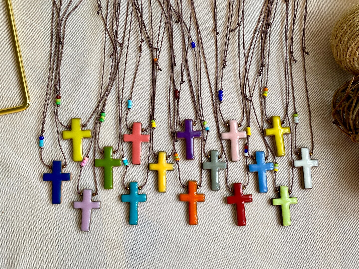 Boho on sale cross necklace