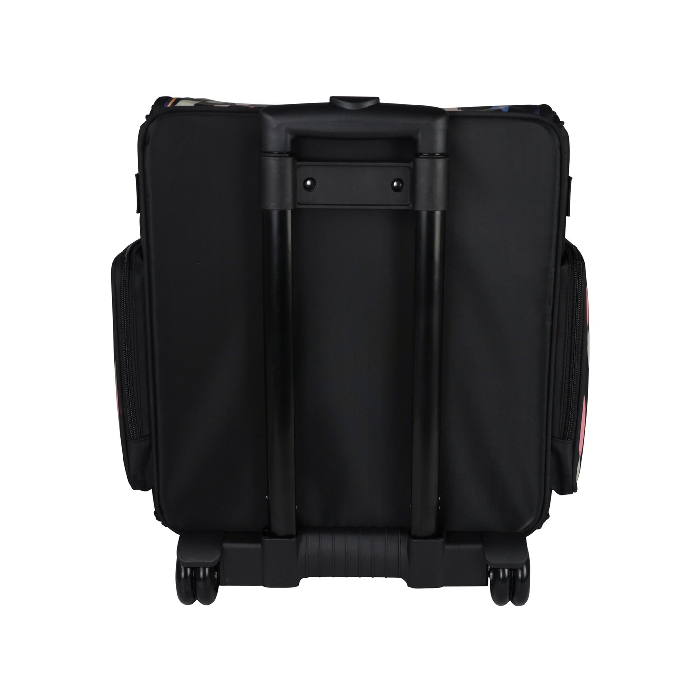 Collapsible Rolling Scrapbook & Featherweight Case, Black Abstract Stripes