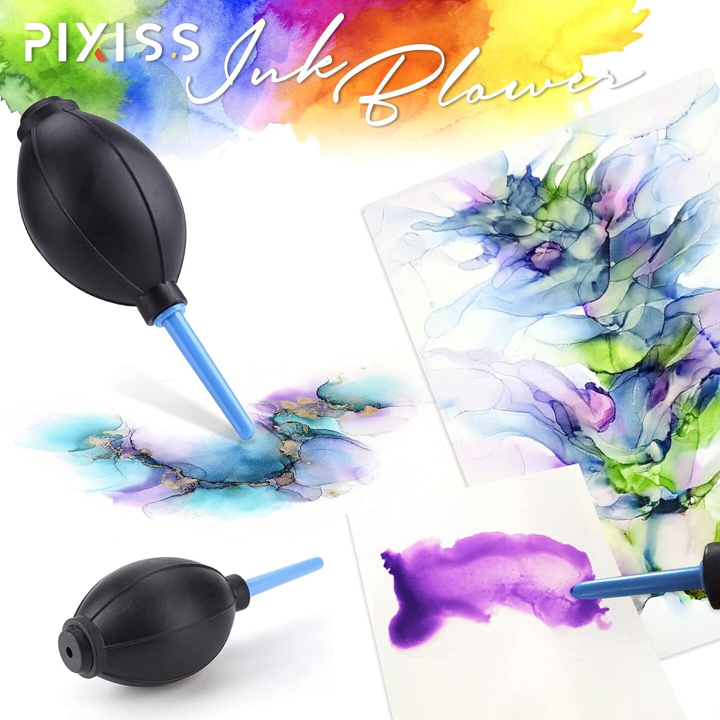 Pixiss Alcohol Ink Paper 25 Sheets Heavy Weight Paper for Alcohol