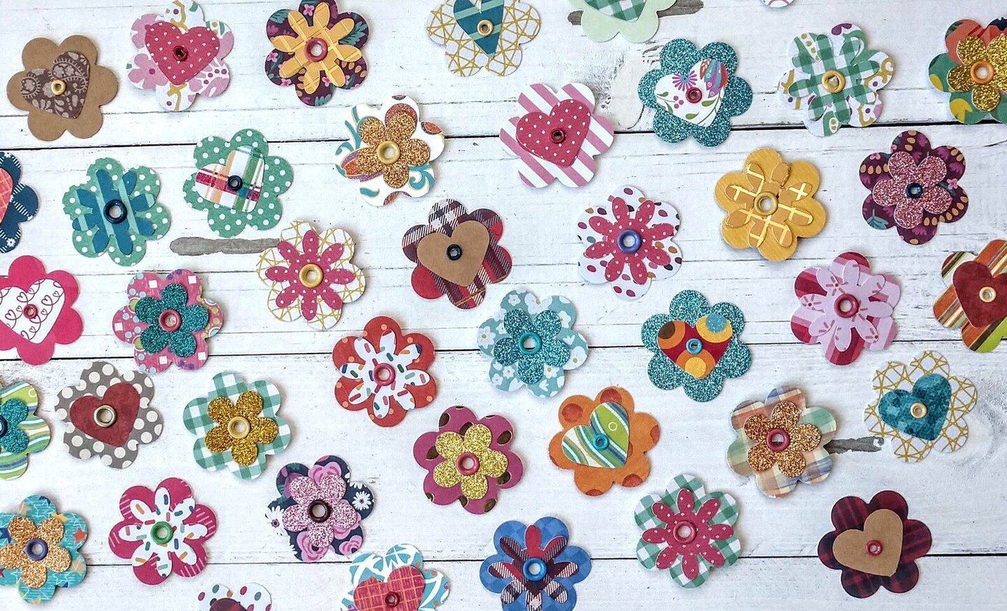 Journal Embellishments, Junk Journal, Journal Accessories, Flower  Embellishments, Smash Book, Journal Supplies, Scrapbooking, Set of 12