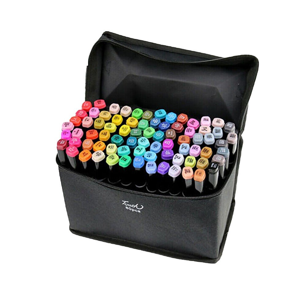 Permanent Double-Tipped Alcohol Marker Set