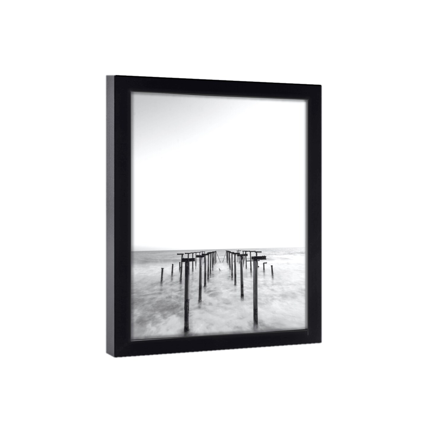 HAUS AND HUES 4 X 6 Picture Frame Wood Set of 1 4x6 Frame Black, 4 by 6  Picture Frame, Black Photo Frame 4x6, Wall Frame 4x6 