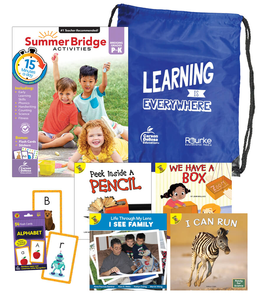 Summer Bridge Activities PreK-K Bundle, Ages 4-5, Math, Phonics ...