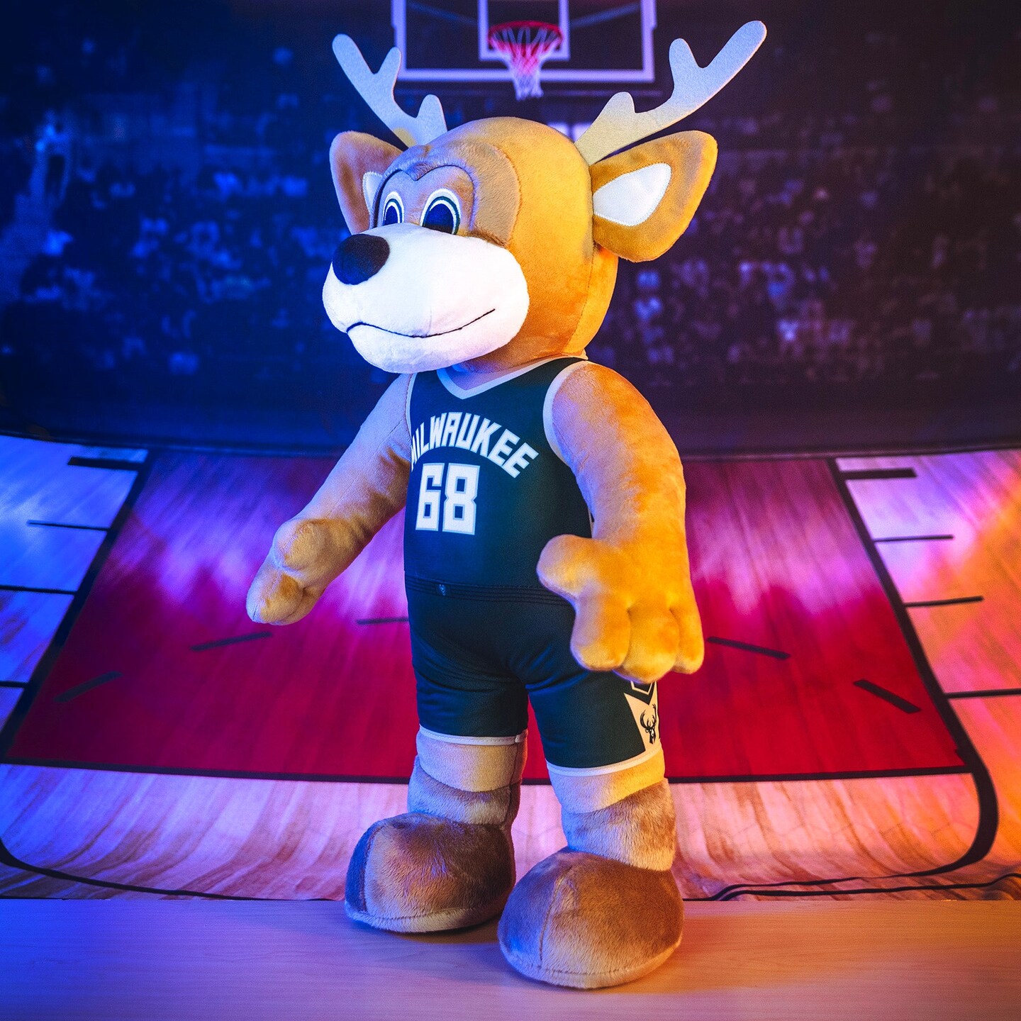 Bleacher Creatures Milwaukee Bucks Bango 20&#x22; Jumbo Mascot Plush Figure (Icon Uniform)