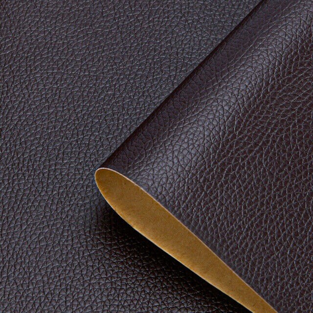 1pc Light Brown Self-adhesive Synthetic Leather Repair Patch With