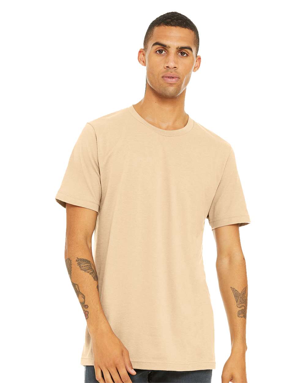 BELLA + CANVAS® Men’s Premium Jersey Crewneck Short Sleeve Tee for Everyday Wear
