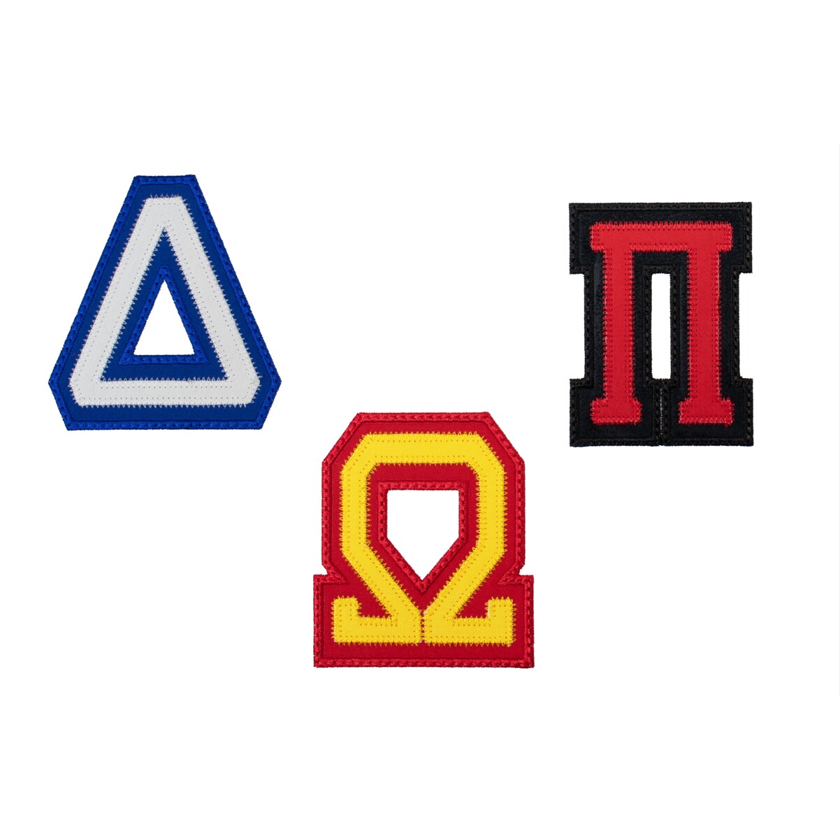 Greek Alpha Letter Patch Style 1 Sew or Iron on Patch