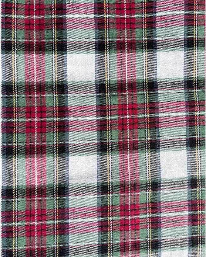 FabricLA 100% Cotton Flannel Fabric - 58/60 Inches (150 CM) - Cotton  Tartan Flannel Fabric - Use as Blanket, PJ, Shirt, Cloth Flannel Craft  Fabric - Multi, 5 Continuous Yard