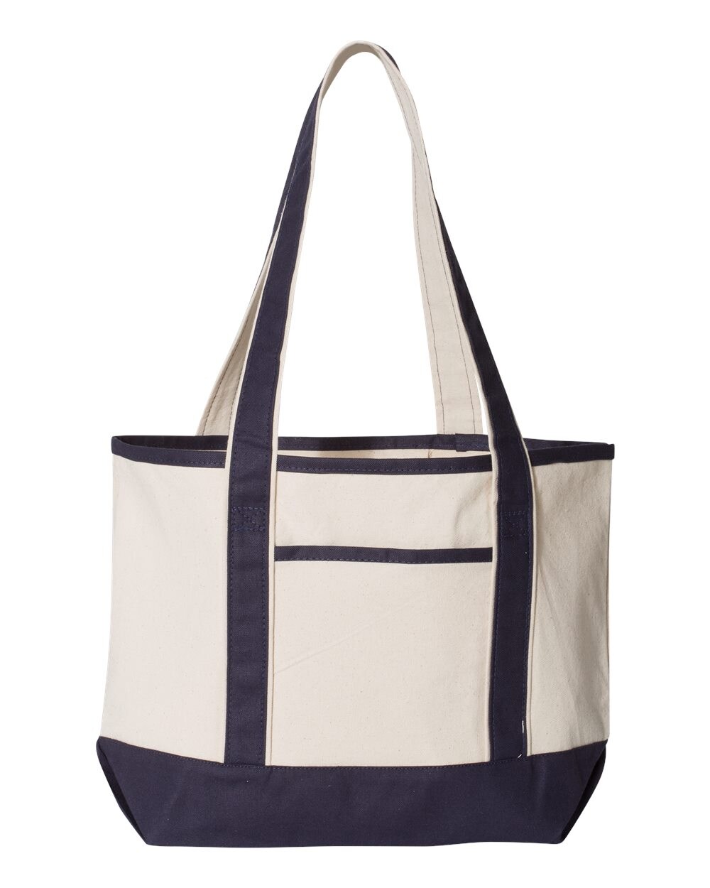 Q-Tees® - 20L Small Deluxe Tote - Q12580 | 100% heavy cotton canvas